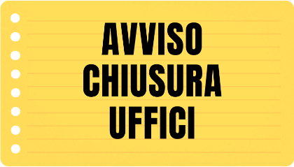 Chiusura uffici comunali venerdì 13 giugno 2025 Chiusura uffici comunali venerdì 13 giugno 2025