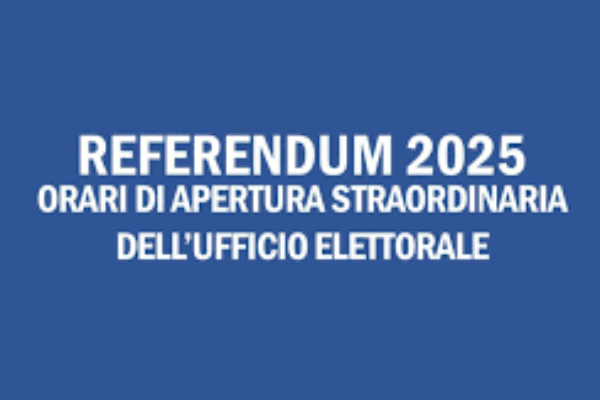 apertura straordinario uffico elettorale