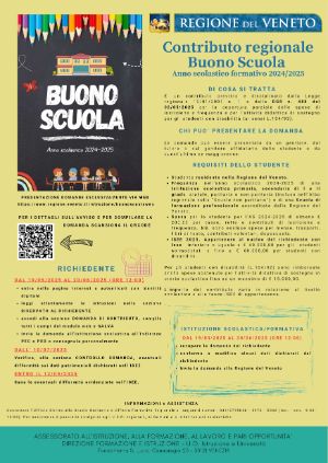 buono scuola regione veneto