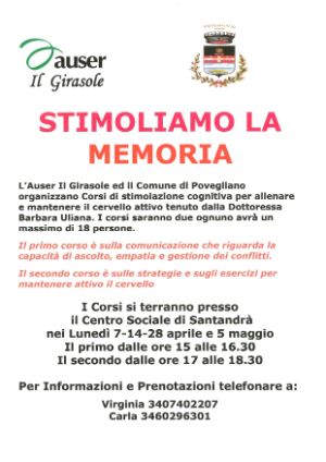 locandina stimoliamo la memoria