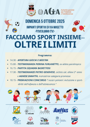 locandina facciamo sport insieme